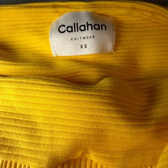 NWT Revolve Callahan Knitwear Keyhole Mimi Midi Dress in Mango Size XS. - Picture 5 of 7